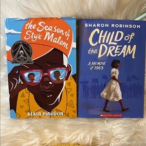 Scholastic Colorful Kids' Books Set -the season Styx Malone & child of the dream